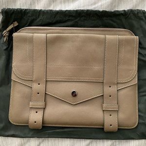 Proenza Schouler Tablet Case Leather Beige